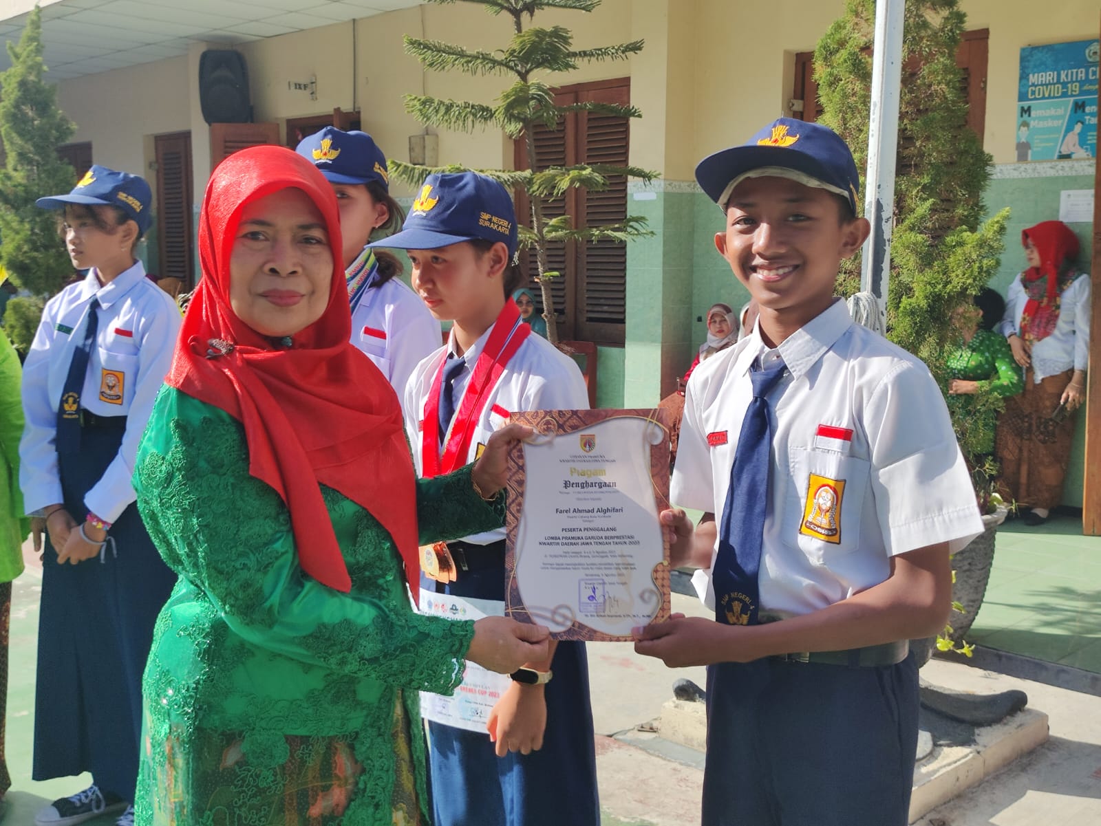 Farel Meraih Juara 1 Pramuka Garuda Berprestasi Tingkat Kota Surakarta