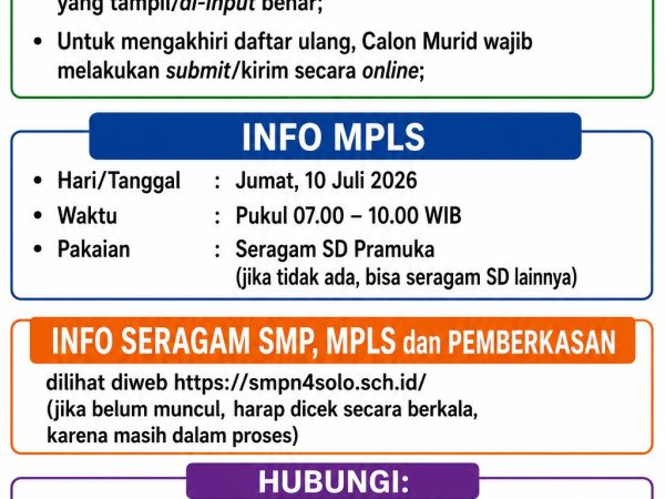 INFO DAFTAR ULANG SPMB 2026