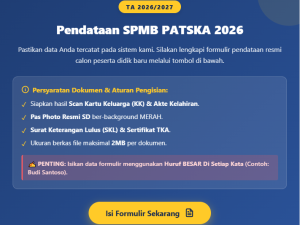 PENDATAAN SPMB