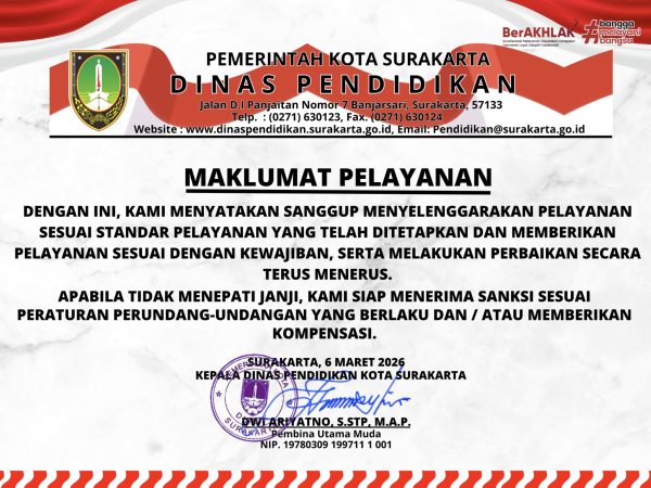 Maklumat Standar Pelayanan